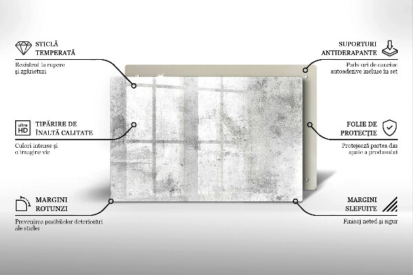 Tábua de cortar alimentos Textura de concreto