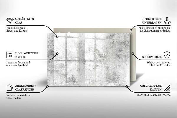 Tábua de cortar alimentos Textura de concreto