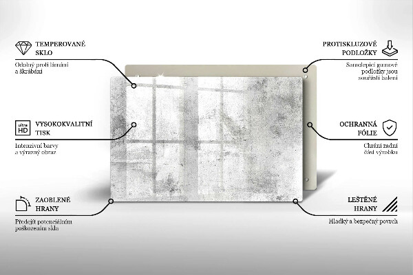 Tábua de cortar alimentos Textura de concreto