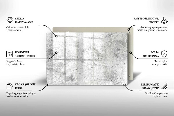 Tábua de cortar alimentos Textura de concreto