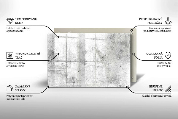 Tábua de cortar alimentos Textura de concreto