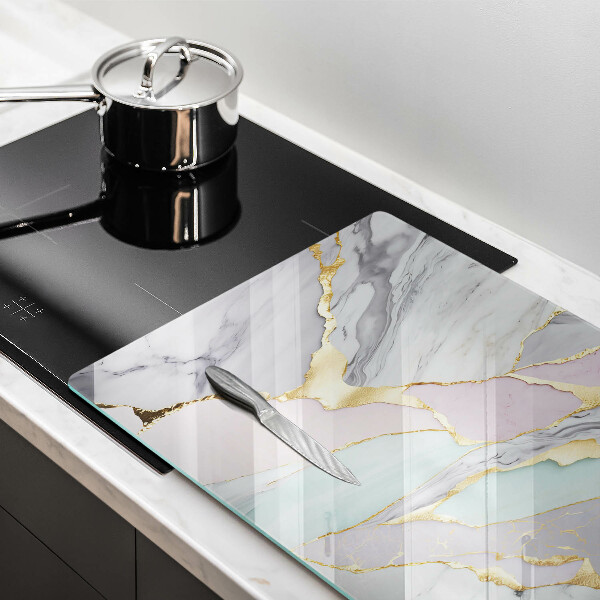 Tábua para corte Mármore pastel