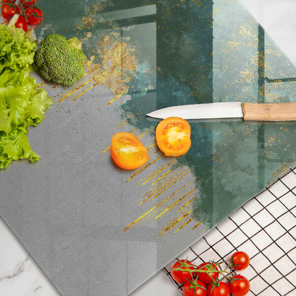 Tábua para corte Abstração com ouro