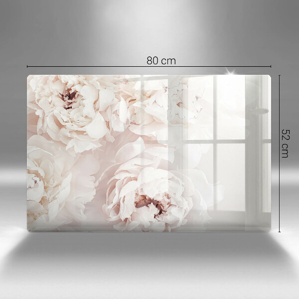 Tábua de cortar alimentos Peônias pastéis