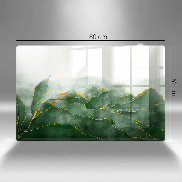 Tábua de vidro Natureza abstrata