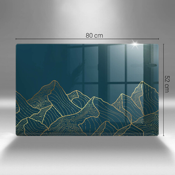 Tábua cozinha Montanhas abstratas