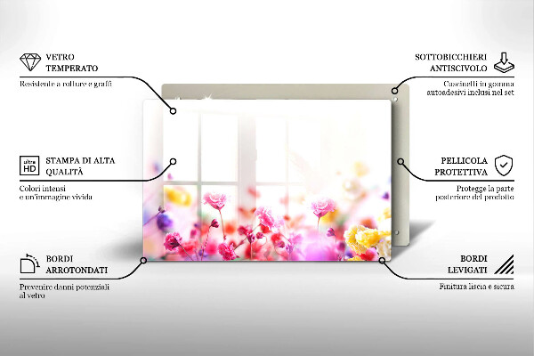 Tábua para corte Prado de flores