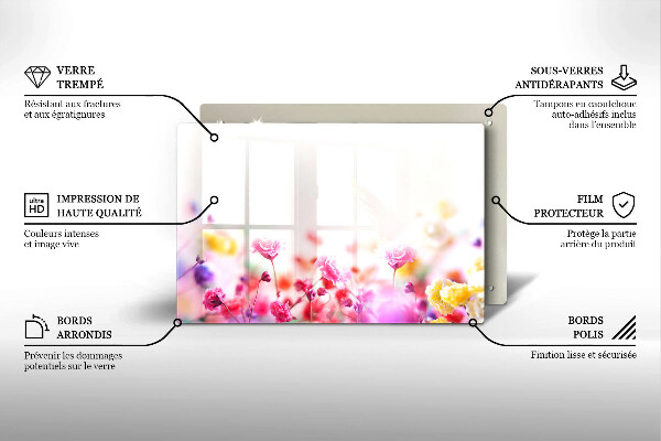 Tábua para corte Prado de flores