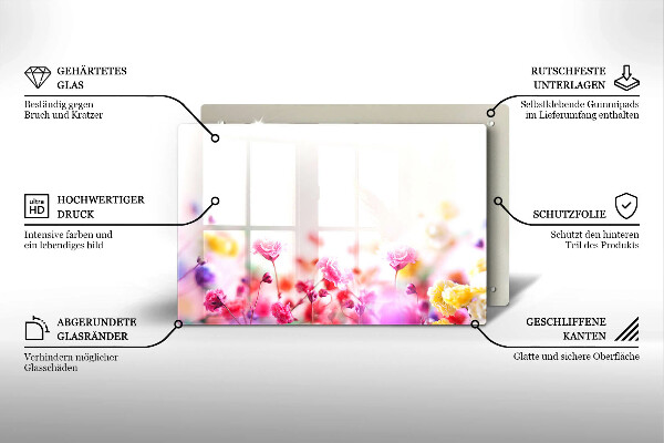 Tábua para corte Prado de flores