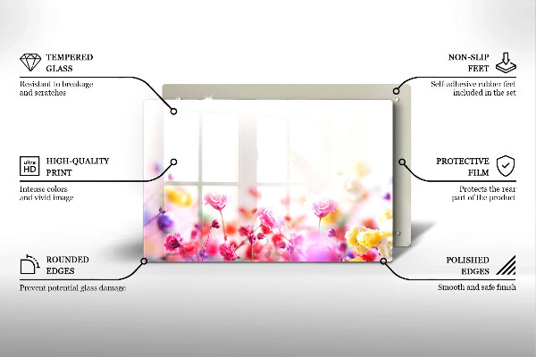 Tábua para corte Prado de flores