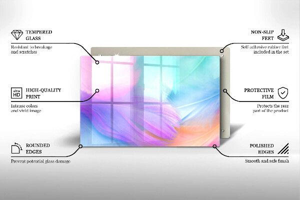 Tábua para cozinha Penas pastéis