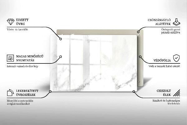 Tábua de corte Mármore moderno