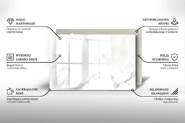 Tábua de corte Mármore moderno