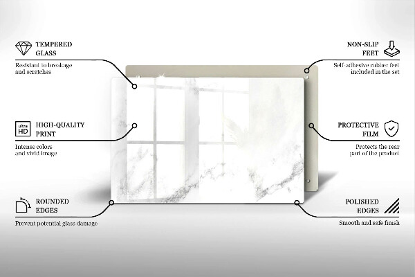 Tábua de corte Mármore moderno