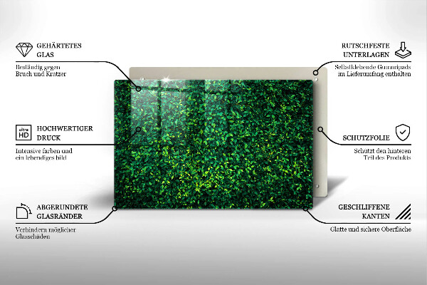Tábua para corte Planta com folhas pequenas