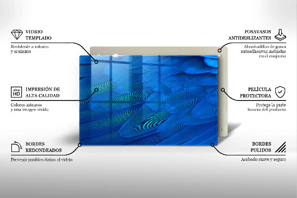 Tábua de cortar penas de pássaros