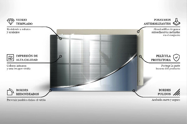 Tábua para corte Padrão de abstração de metal