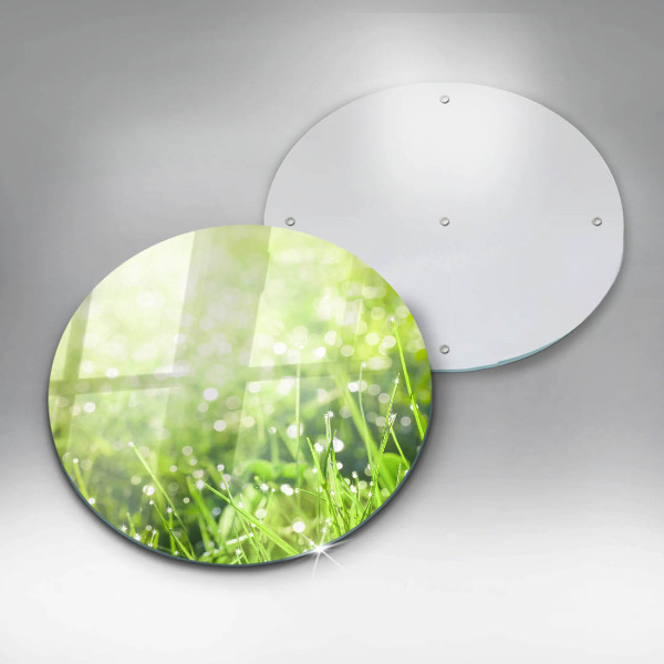 Tábua corte Natureza - grama e orvalho