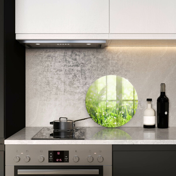 Tábua corte Natureza - grama e orvalho