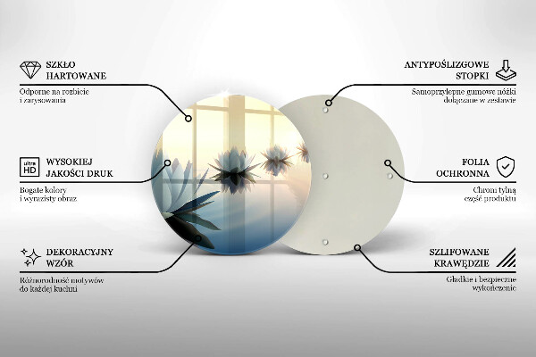 Tábua corte Flores de nenúfar