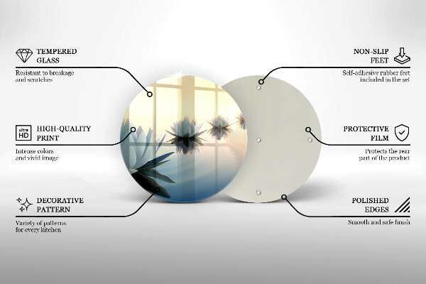 Tábua corte Flores de nenúfar