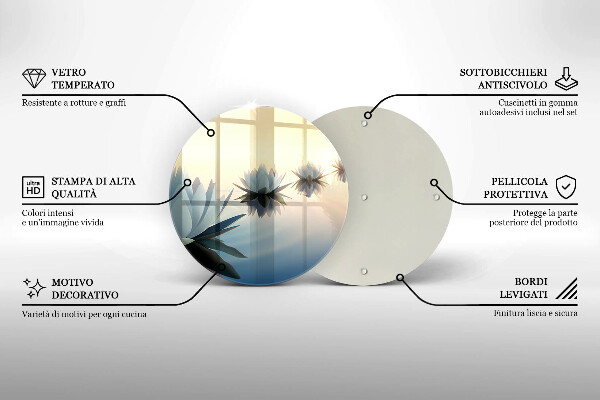 Tábua corte Flores de nenúfar