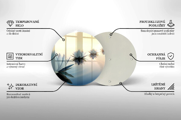 Tábua corte Flores de nenúfar