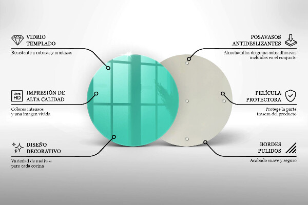 Tábua para corte Cor verde