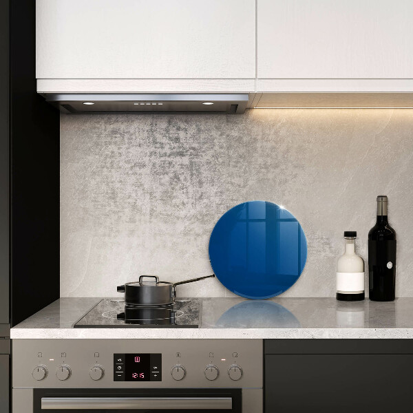 Tábua de cortar de vidro Cor azul