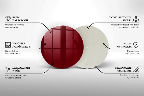 Tábua cozinha Cor bordô