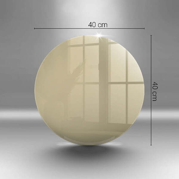 Tábua de corte de vidro Cor bege