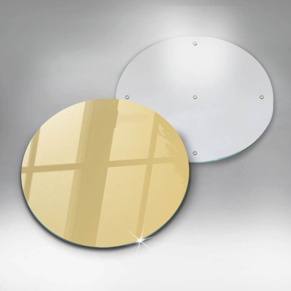 Tábua de cortar de vidro Cor amarela