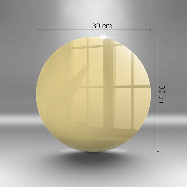 Tábua de cortar de vidro Cor amarela