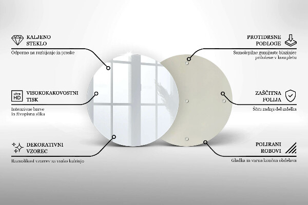 Tábua de corte Cor branca