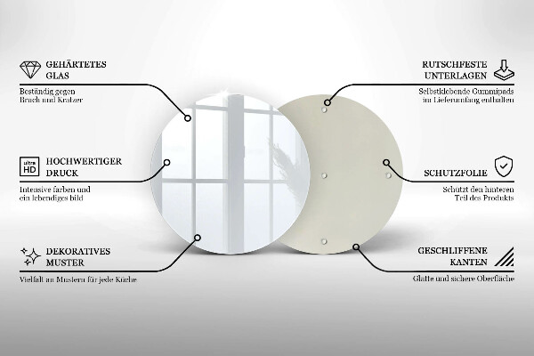 Tábua de corte Cor branca