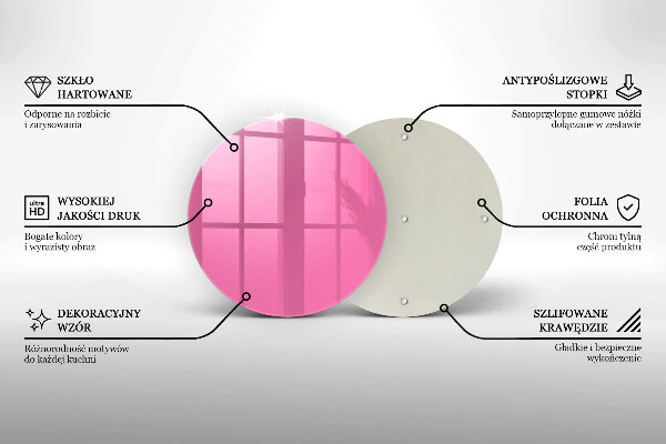 Tábua cozinha Cor rosa