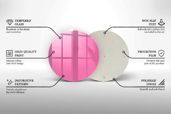 Tábua cozinha Cor rosa