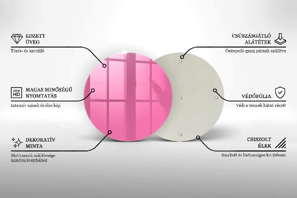 Tábua cozinha Cor rosa