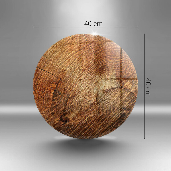 Tábua de cortar alimentos Anéis de árvores de madeira