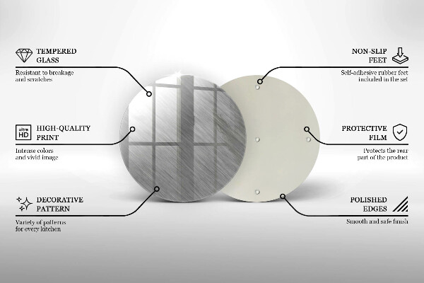 Tábua para cozinha Fundo de textura metálica