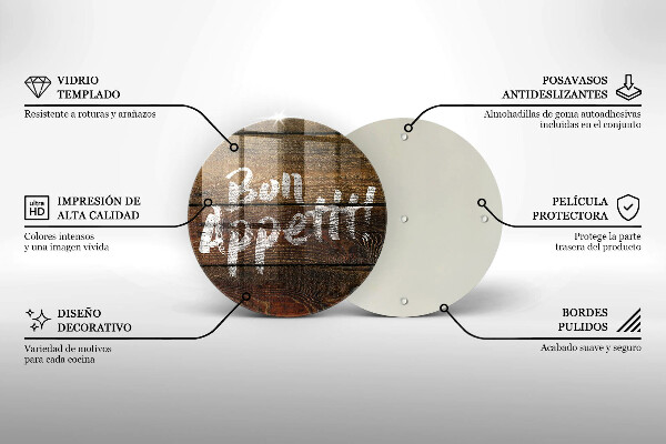 Tábua cozinha Placa de Bon Appetit nos painéis