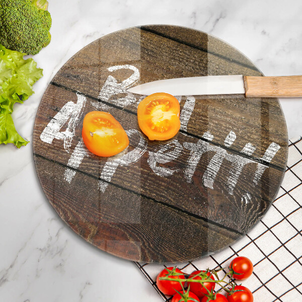 Tábua cozinha Placa de Bon Appetit nos painéis