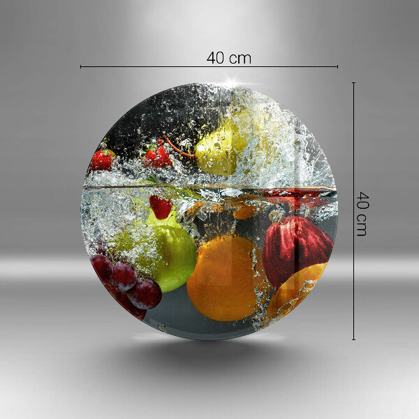 Tábua de corte Fruta suculenta na água