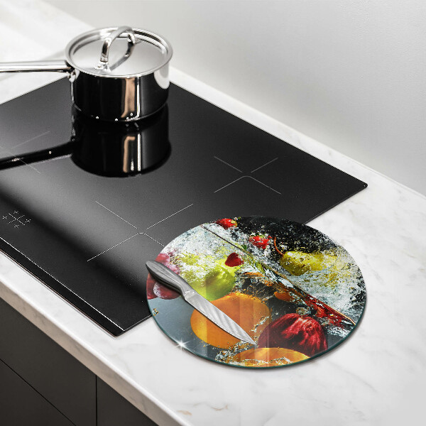 Tábua de corte Fruta suculenta na água