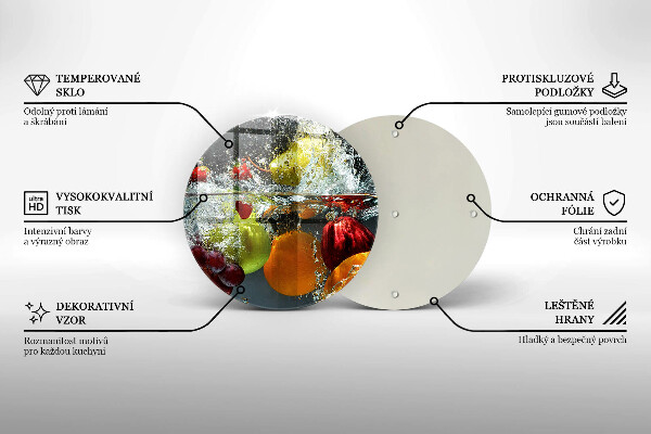 Tábua de corte Fruta suculenta na água