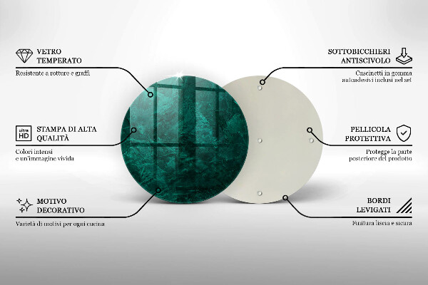 Tábua de cortar de vidro Textura de fundo de pedra