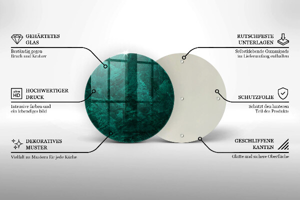 Tábua de cortar de vidro Textura de fundo de pedra