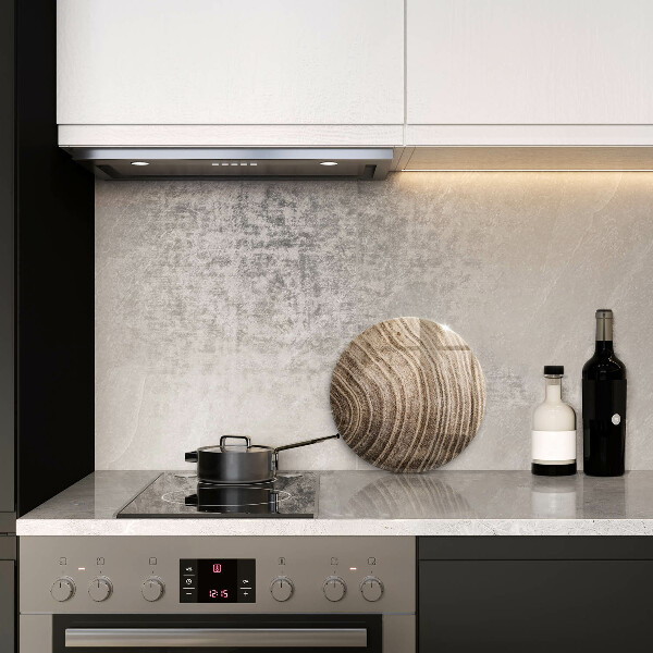 Tábua para cozinha Anéis de árvores de madeira