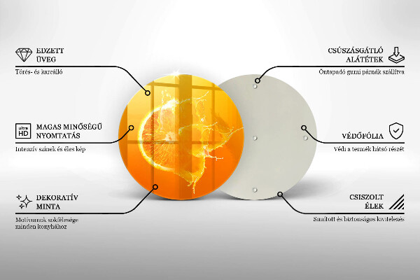 Tábua corte Fruta laranja suculenta