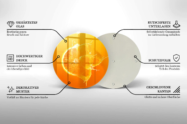 Tábua corte Fruta laranja suculenta